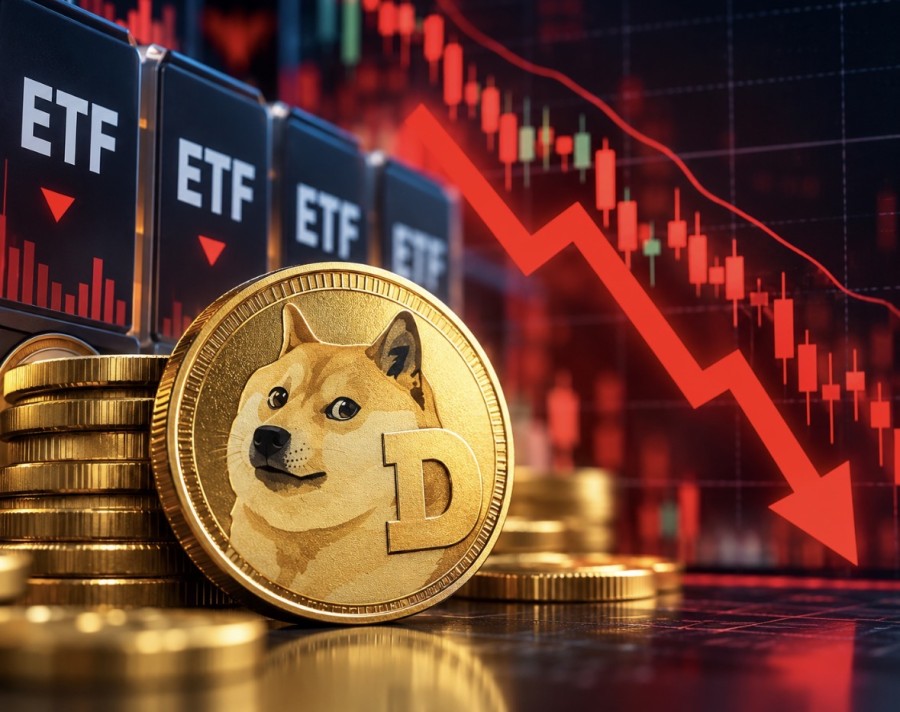 Dogecoin ETF Catat Arus Keluar US$540.000, Harga DOGE Turun 14% pada Oktober 2026