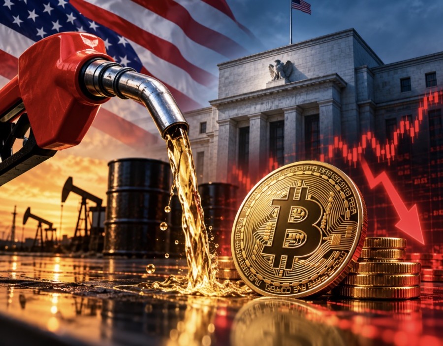 Inflasi AS Tembus 3,7%, Harga Bitcoin Turun ke US$81.300 Akibat Lonjakan Harga Bensin