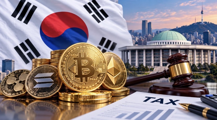 Korea Selatan Bahas Penundaan Pajak Kripto 22%, Berlaku Mulai 2027?