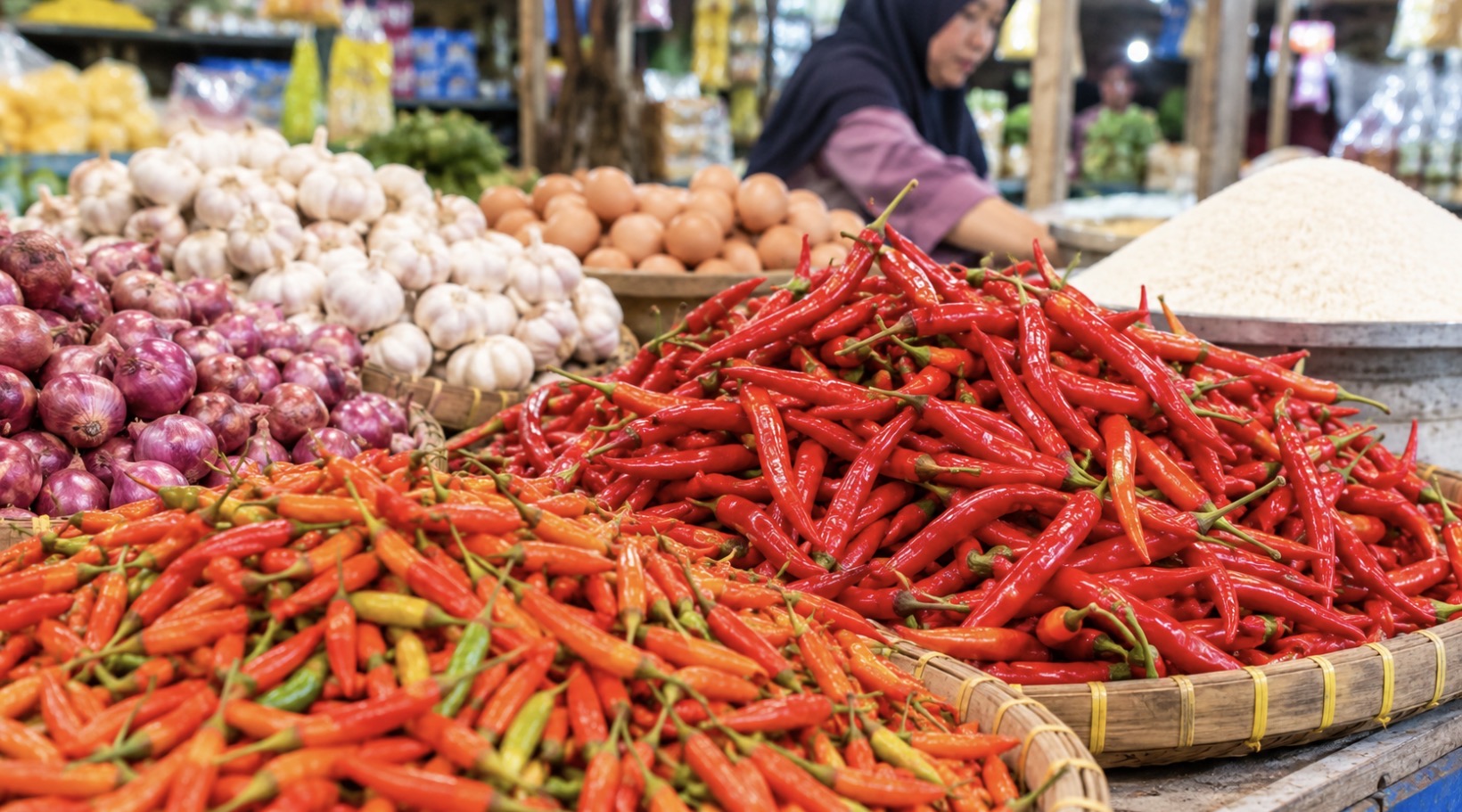 Harga Cabai Rawit Merah Tembus Rp 96.200 per Kg, Ini Daftar Harga Pangan Terbaru 31 Oktober 2026
